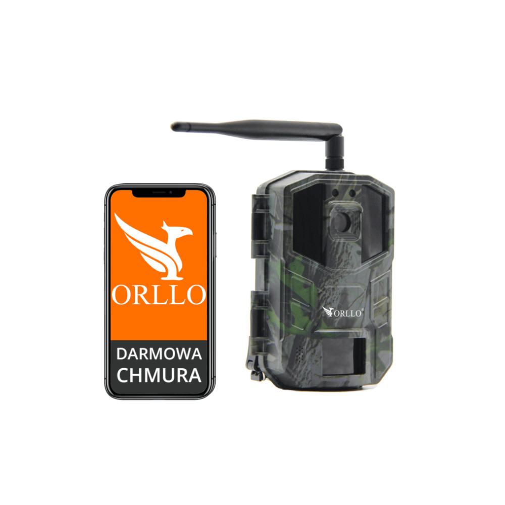 Fotopułapka GSM ORLLO Huntercam 3 + KARTA PAMIĘCI microSD GOODRAM CL10 64GB