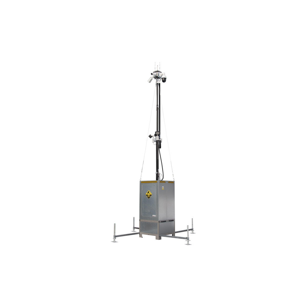 Mobilna wieża do zdalnego wideomonitoringu CCTV iCAM-TOWER 5MQ3