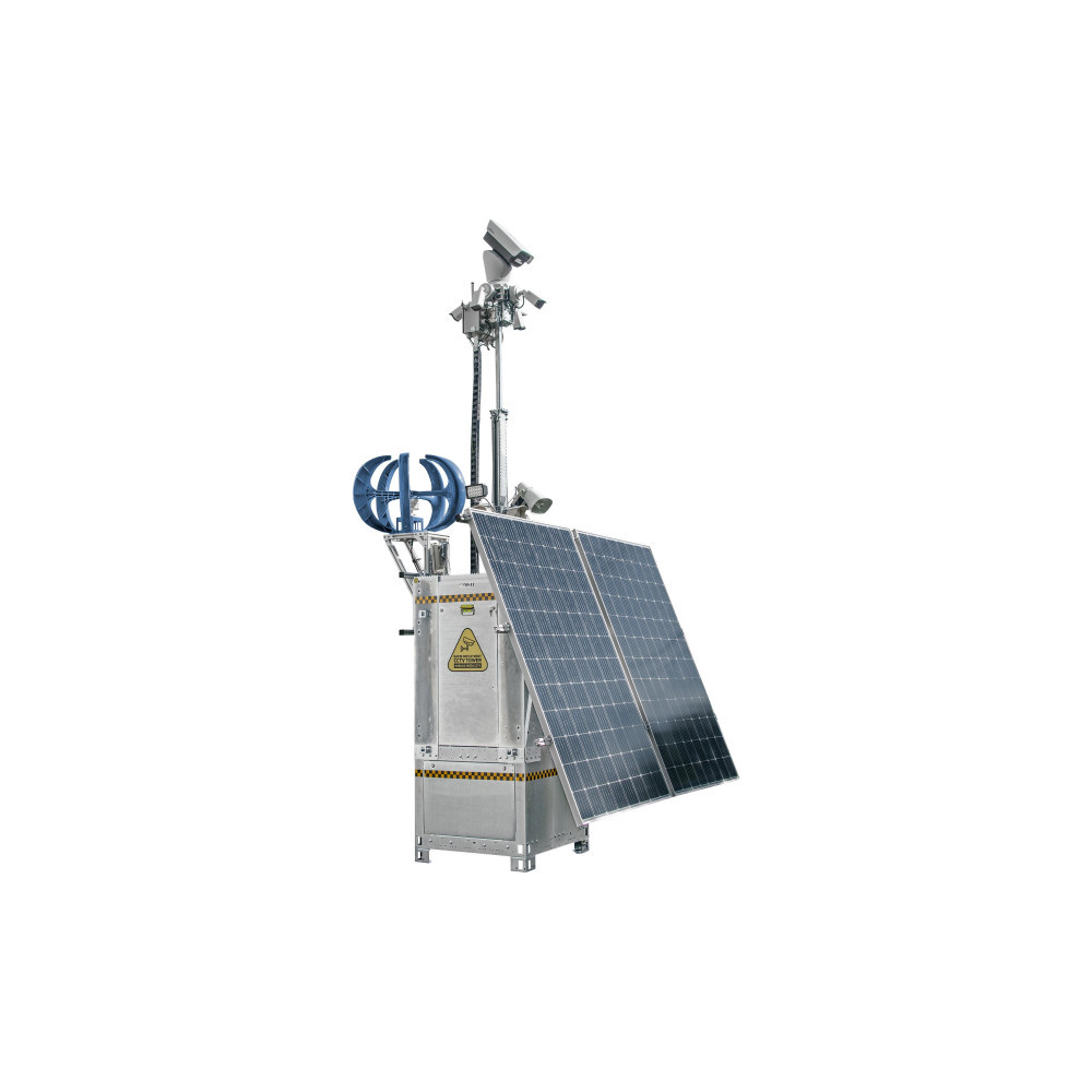 Mobilna wieża do zdalnego wideomonitoringu CCTV iCAM-TOWER 5MQ3