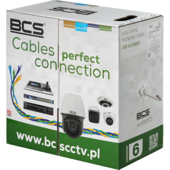 Kabel BCS UNIVERSAL BCS-U/UTP-CAT6-PVC