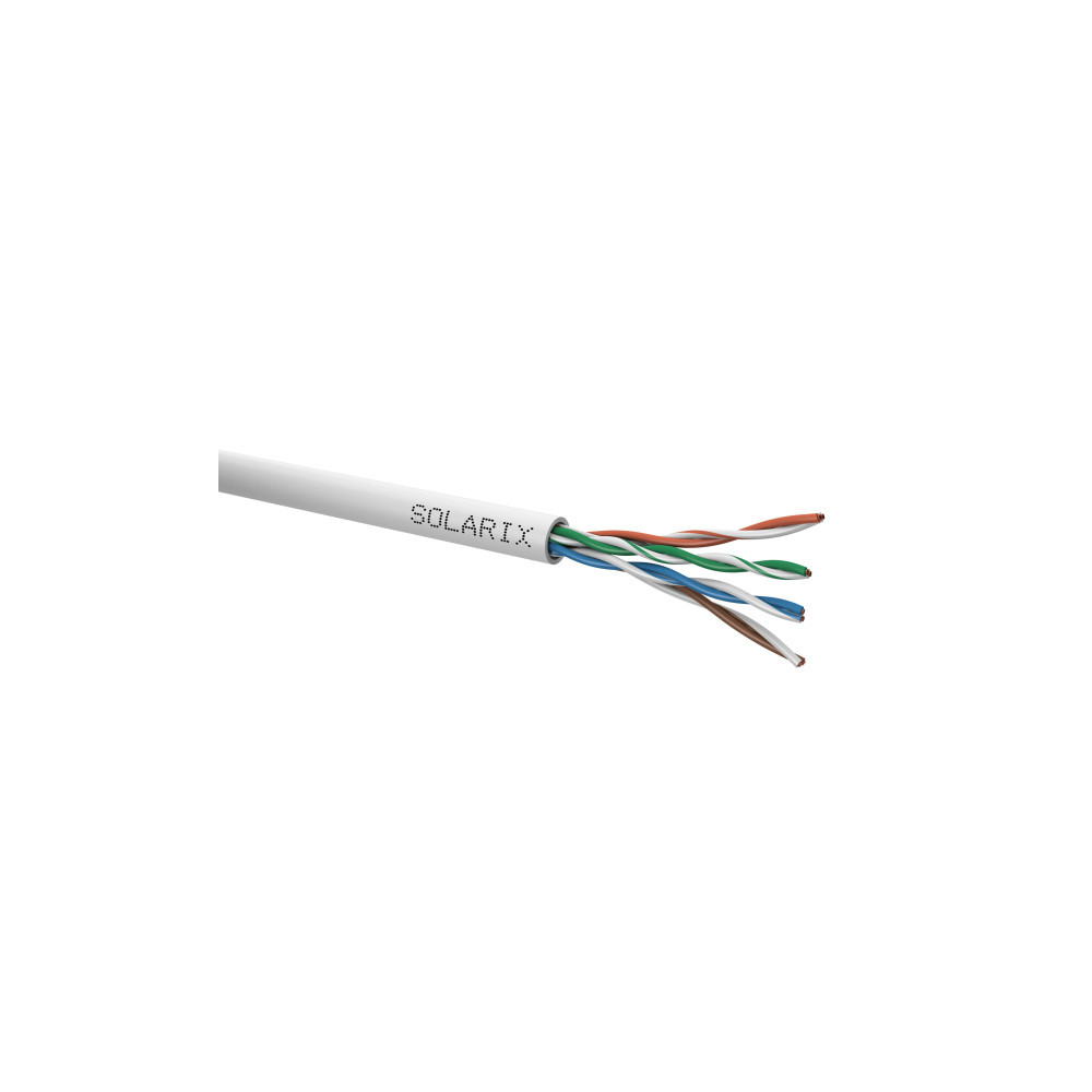 KABEL SKRĘTKA SOLARIX CAT.5E U/UTP PVC karton 305m