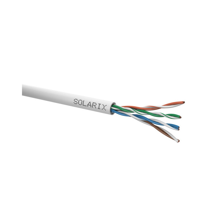 KABEL SKRĘTKA SOLARIX CAT.5E U/UTP PVC karton 305m