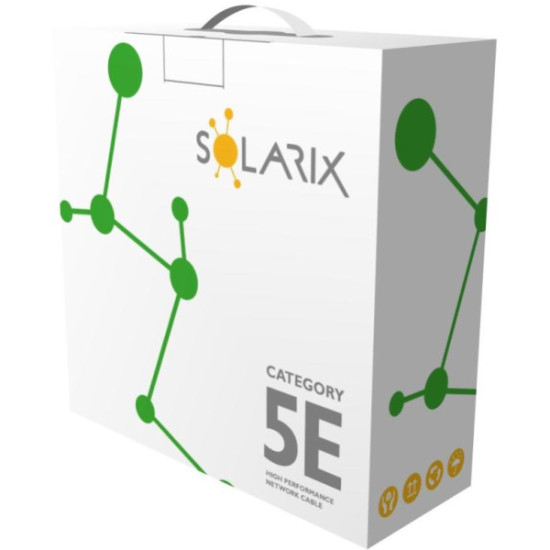 KABEL SKRĘTKA SOLARIX CAT.5E U/UTP PVC karton 305m