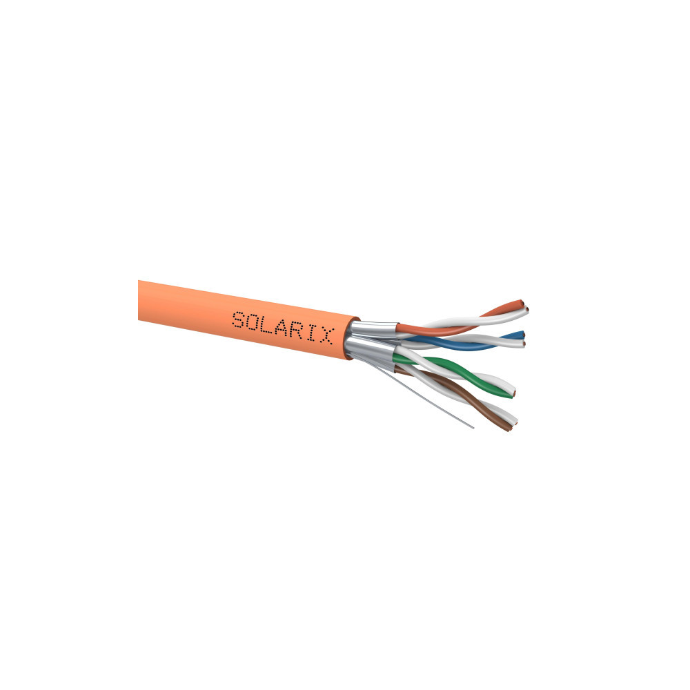 KABEL SKRĘTKA SOLARIX CAT.6A STP LSOH B2ca s1d1a1 szpula 500M