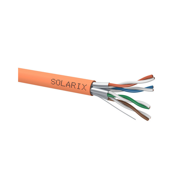 KABEL SKRĘTKA SOLARIX CAT.6A STP LSOH B2ca s1d1a1 szpula 500M