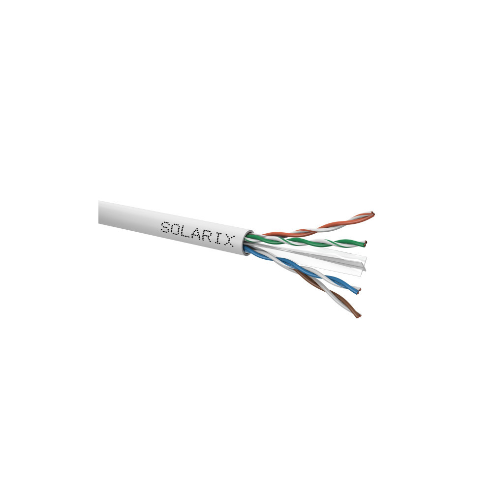 KABEL SKRĘTKA SOLARIX CAT.6 U/UTP PVC karton 305m