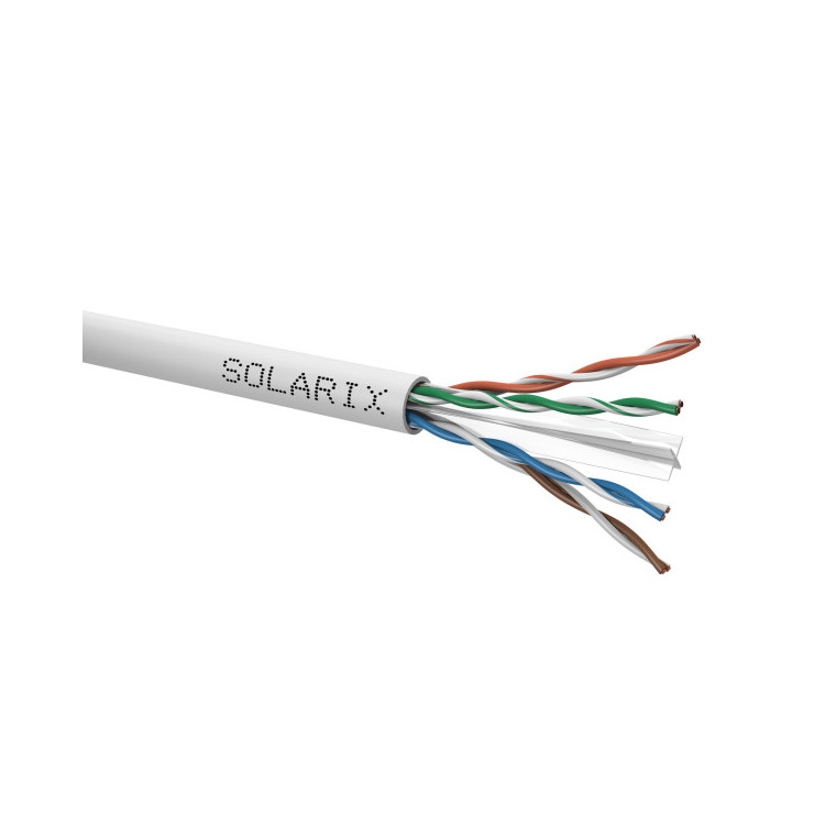 KABEL SKRĘTKA SOLARIX CAT.6 U/UTP PVC karton 305m