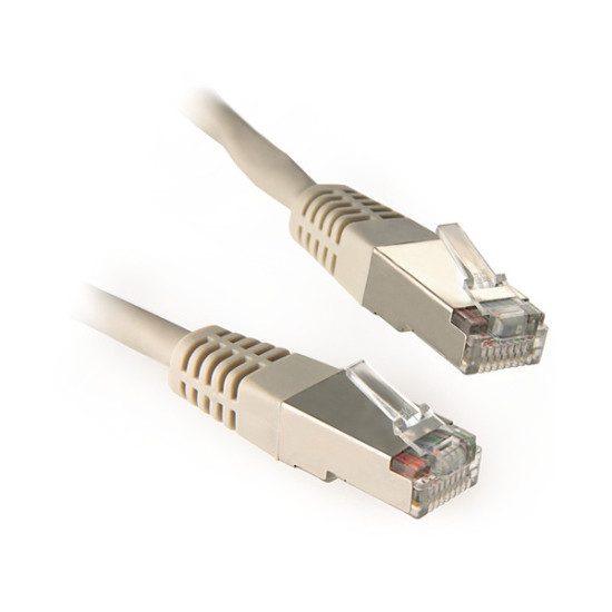 PATCHCORD KAT5E FTP 10M SZARY 
