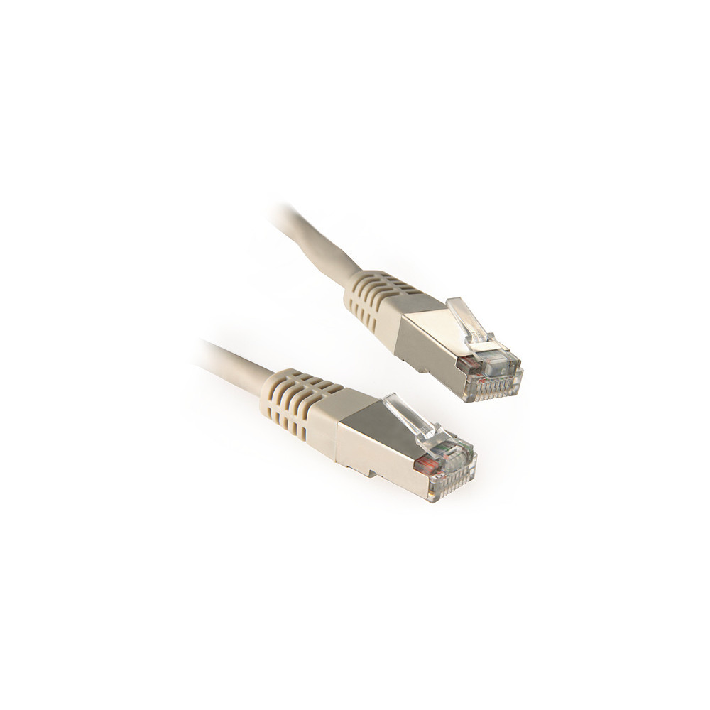 PATCHCORD KAT5E FTP 10M SZARY 