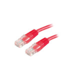 PATCHCORD KAT5E UTP 1M CZERWONY