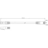 PATCHCORD U/UTP KAT.5E 5m SZARY 