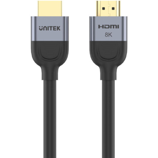 Kabel HDMI Unitek 2.1 8K 60Hz, czarny, 1,5m