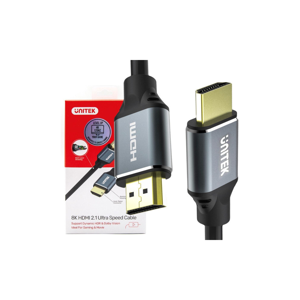 Kabel HDMI Unitek C138W 2.1 8K UHD 2m