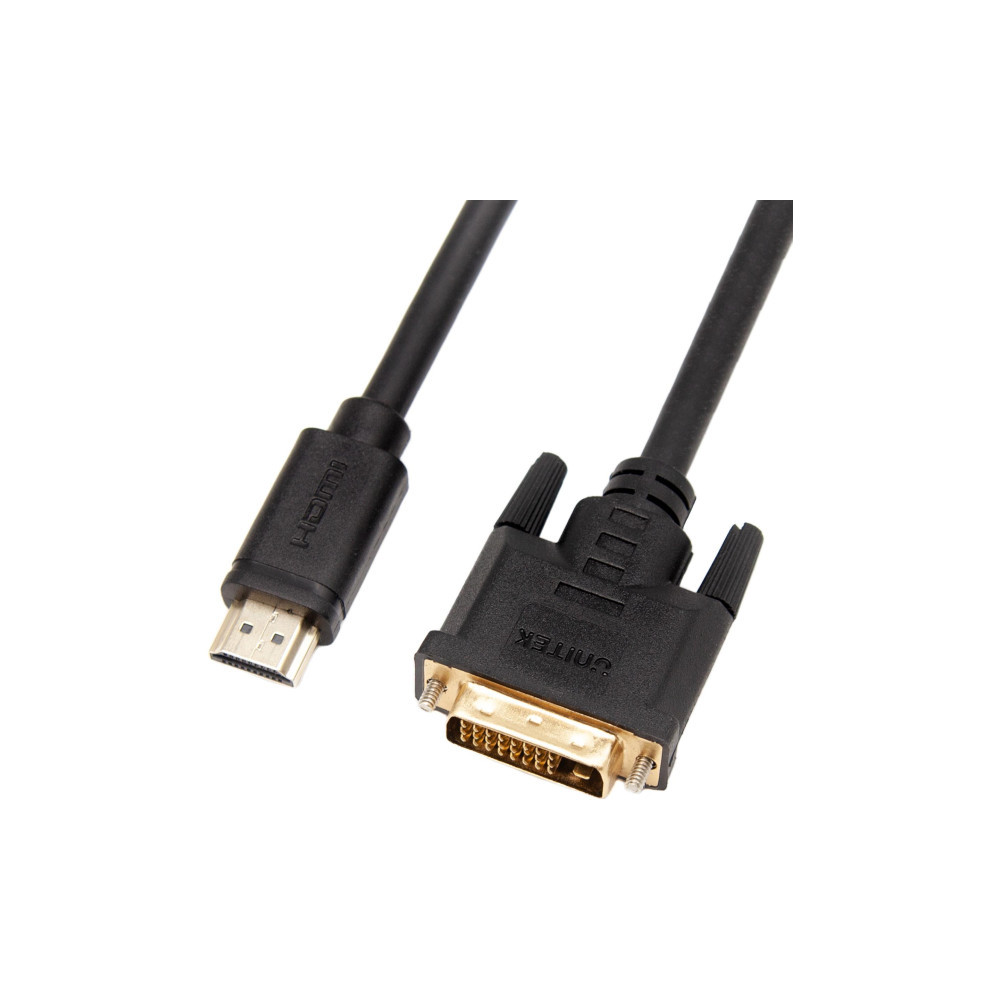 Unitek Adapter dwukierunkowy HDMI do DVI kabel 2m