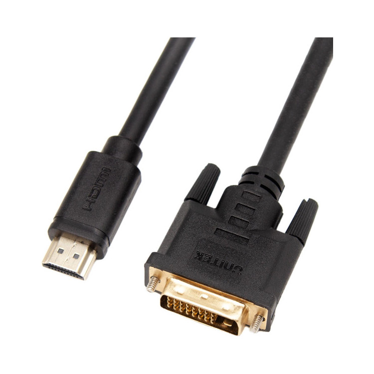 Unitek Adapter dwukierunkowy HDMI do DVI kabel 2m