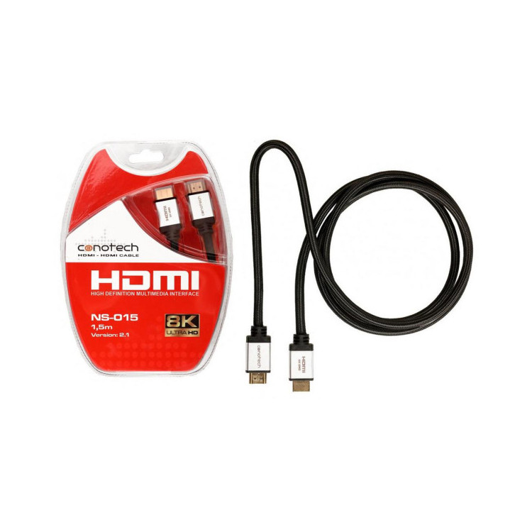Kabel Hdmi Conotech NS-015 8K ver. 2.1 - 1,5m