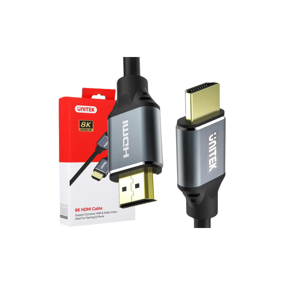 Kabel HDMI Unitek C137W 2.1 8K, UHD, 1,5m
