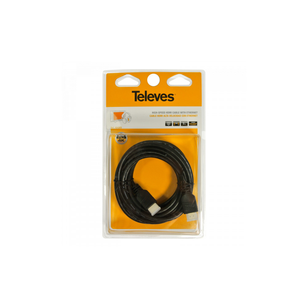 Kabel HDMI 2.0 Televes ref. 494503 5m 4K