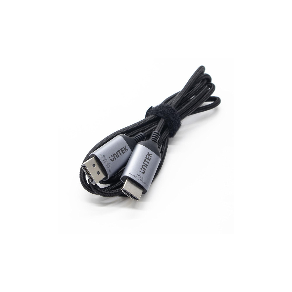 Kabel DisplayPort Unitek 1.4 do HDMI 2.1, 8K, 1,8m