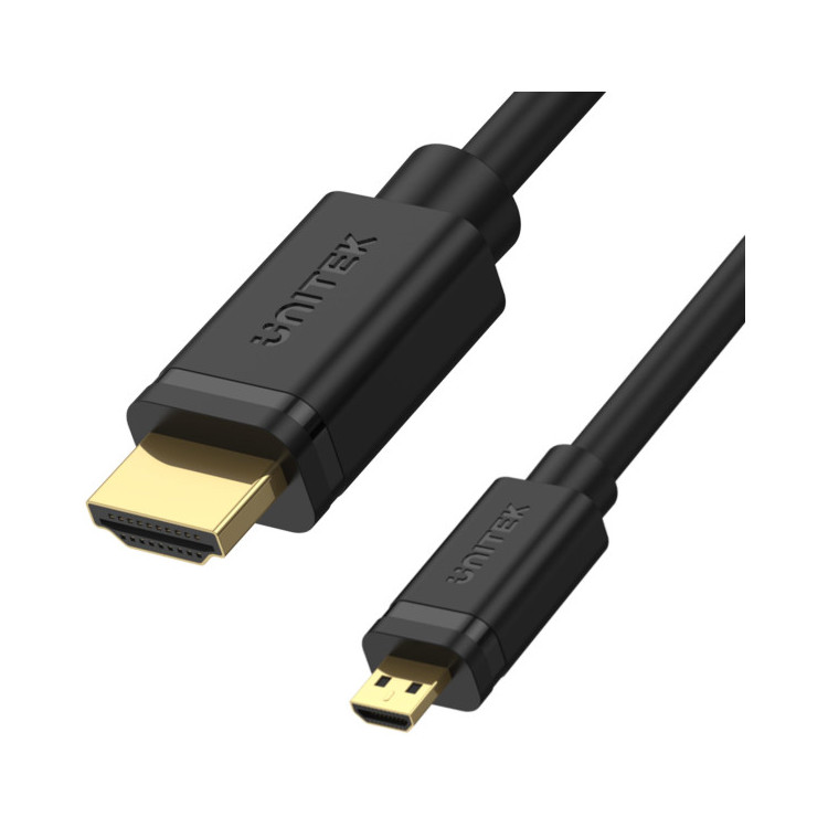 Unitek Kabel micro HDMI - HDMI 2.0 4K 60Hz 2 m