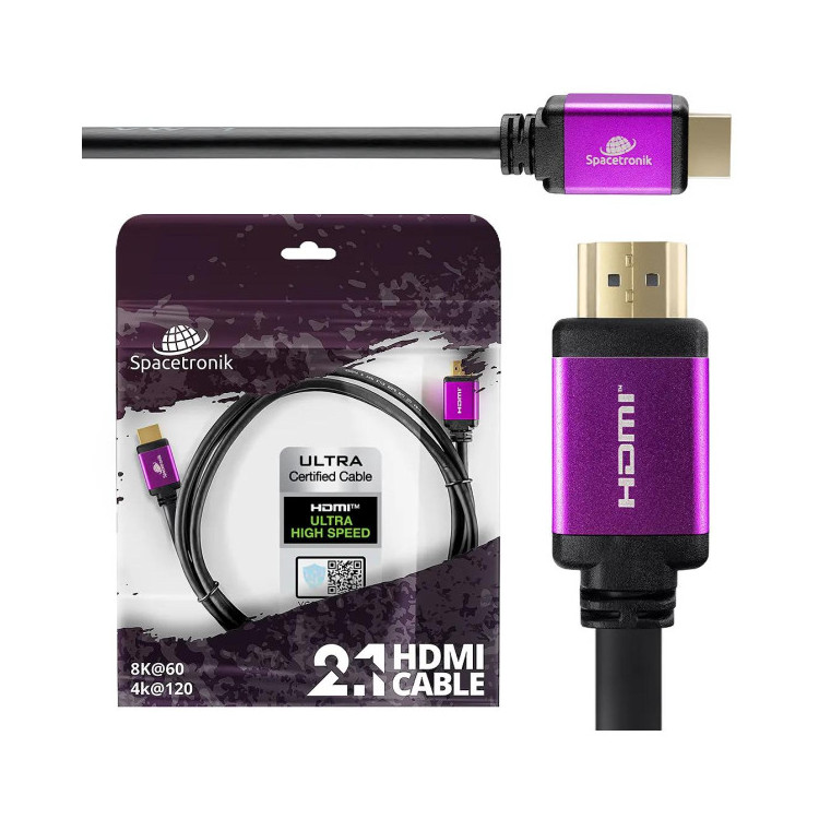 Kabel HDMI 2.1 8K Spacetronik SH-SPR015 1,5m