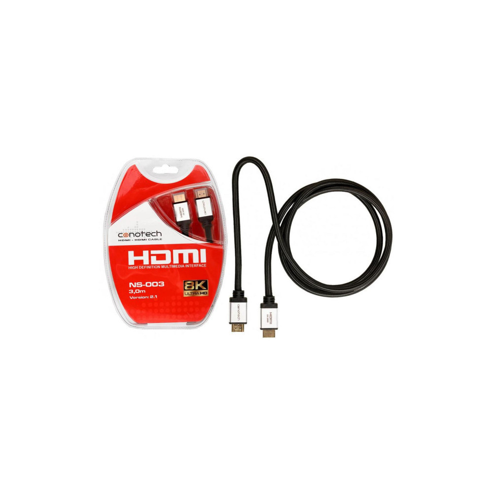 Kabel Hdmi Conotech NS-003 8K ver. 2.1 - 3m