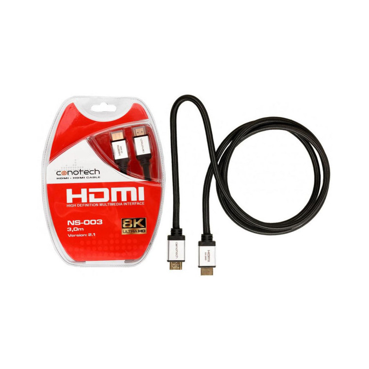 Kabel Hdmi Conotech NS-003 8K ver. 2.1 - 3m