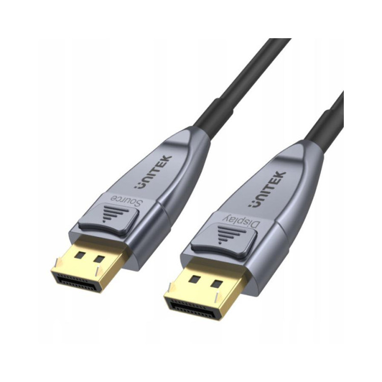 Unitek kabel optyczny DisplayPort 1.4 AOC 8K 10m
