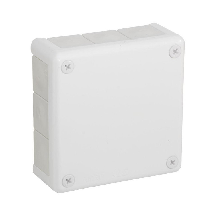 Puszka natynkowa pusta 12 wlotów VIPLAST VP-51 BIAŁA IP55 118x118x46mm 051-01