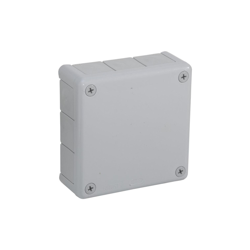 Puszka natynkowa pusta 12 wlotów VIPLAST VP-51 SZARA IP55 118x118x46mm 051-03