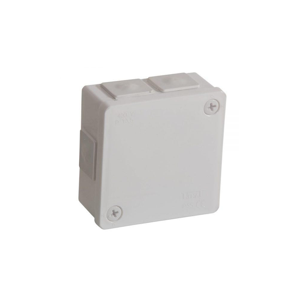 Puszka natynkowa pusta 6 wlotów VIPLAST VP-22 BIAŁA IP55 86x86x40mm 022-01