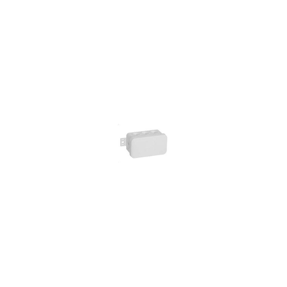 Puszka natynkowa pusta 8 wlotów VIPLAST V8 klik BIAŁA IP54 80x45x41mm 038-01