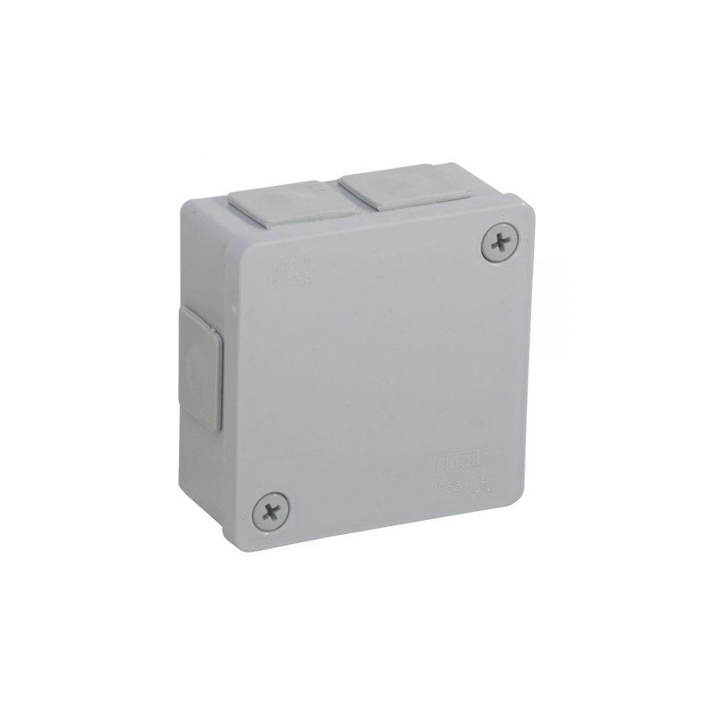 Puszka natynkowa pusta 6 wlotów VIPLAST VP-22 SZARA IP55 86x86x40mm 022-03