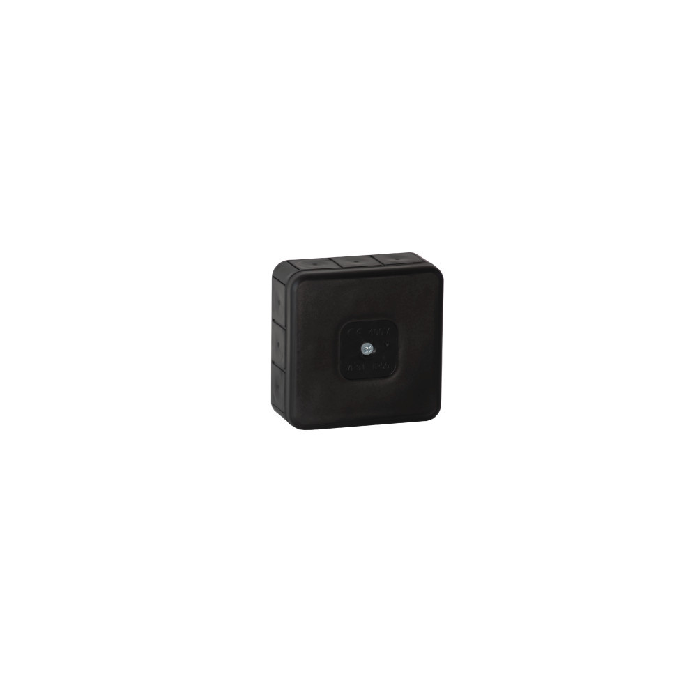 Puszka natynkowa pusta 12 wlotów VIPLAST VP-31 CZARNA IP55 85x85x37mm 031-05