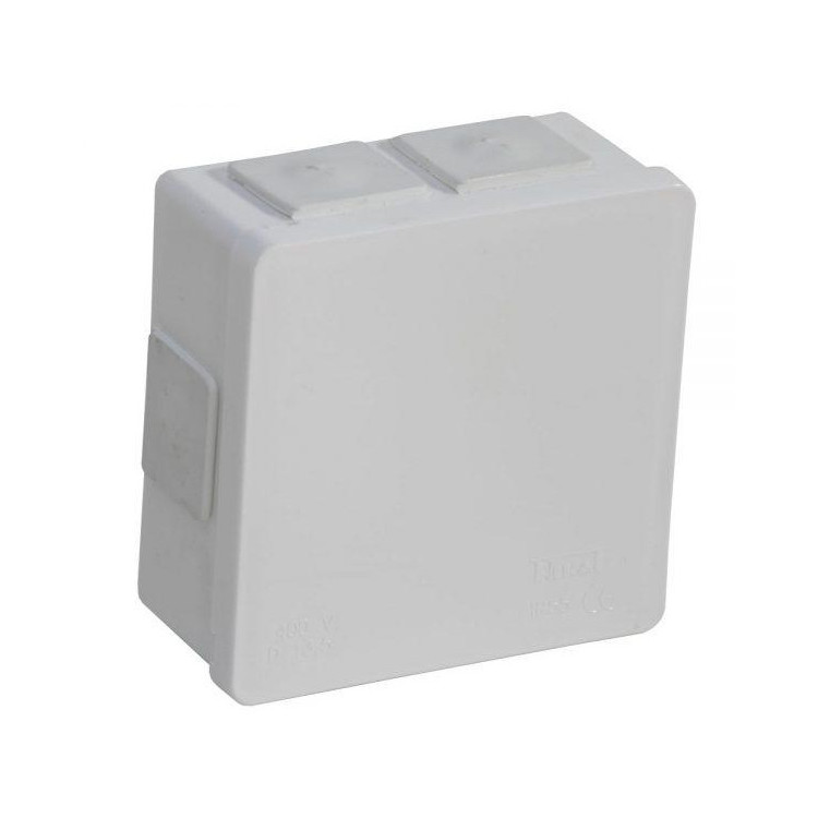 Puszka natynkowa pusta 6 wlotów VIPLAST VP-02 klik BIAŁA IP55 86x86x40mm 002-01