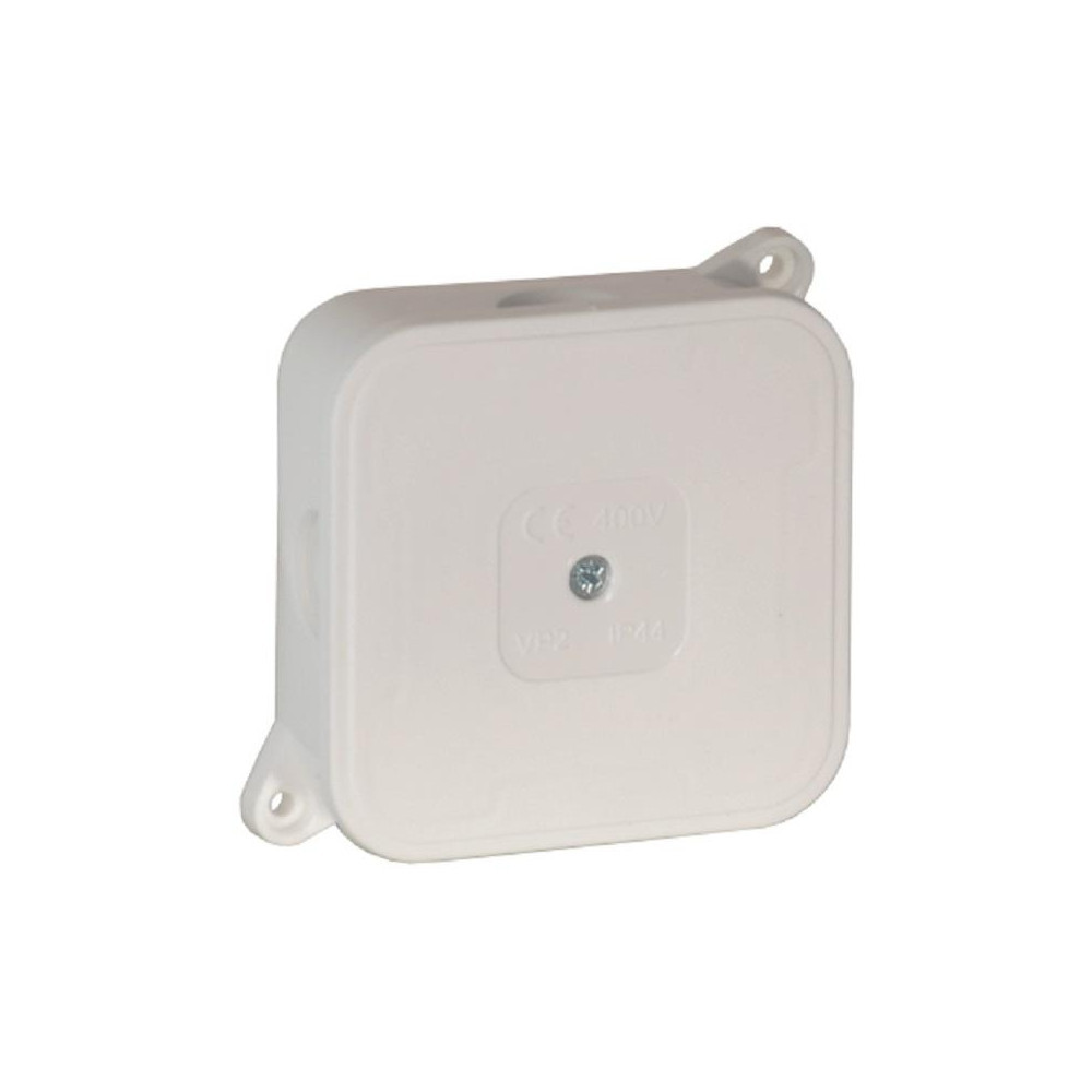 Puszka natynkowa pusta 4 wlotów VIPLAST VP-2 BIAŁA IP44 85x85x35mm 027-01