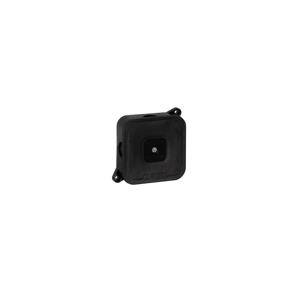 Puszka natynkowa pusta 4 wlotów VIPLAST VP-2 CZARNA IP44 85x85x35mm 027-05