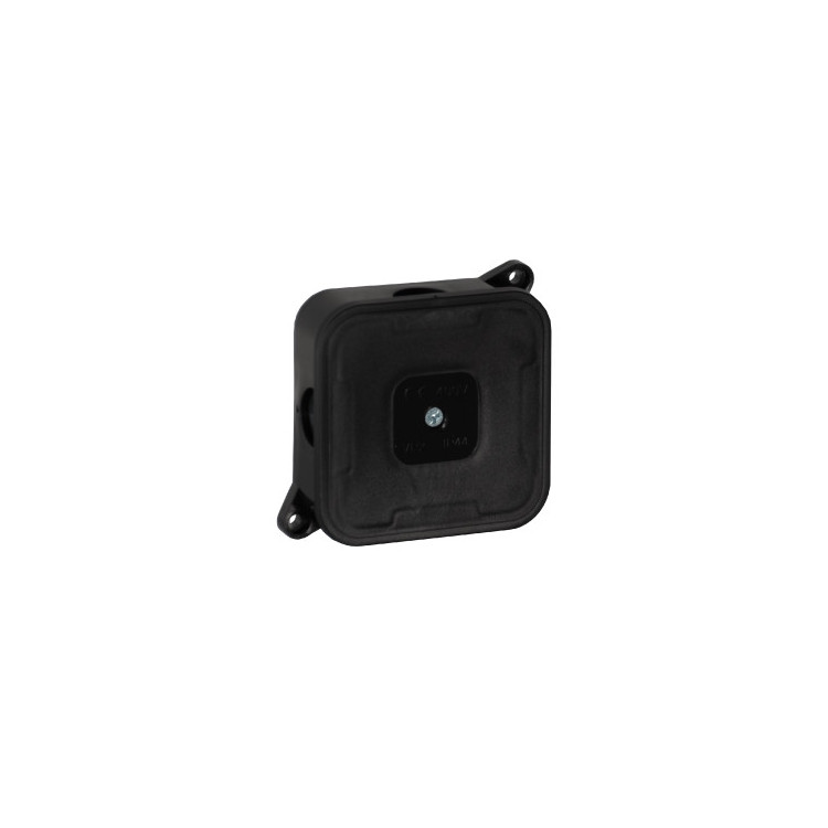 Puszka natynkowa pusta 4 wlotów VIPLAST VP-2 CZARNA IP44 85x85x35mm 027-05