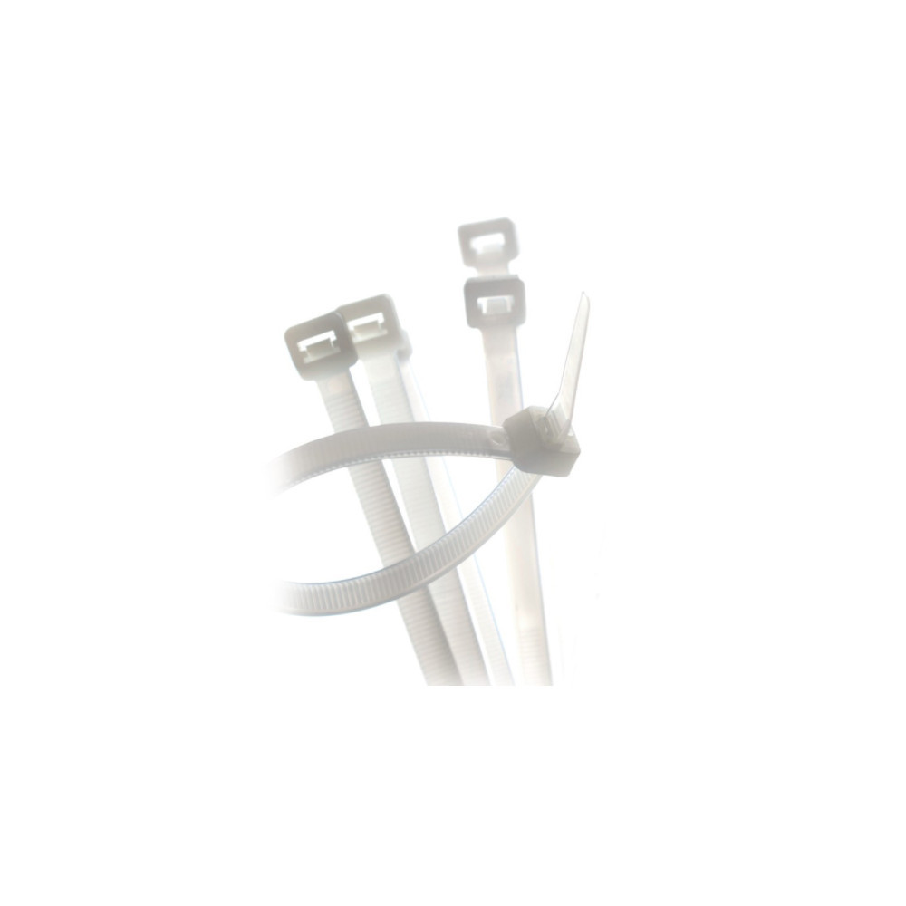 Opaska zaciskowa BIAŁA 250x3,6 GT-250IC (100szt.)