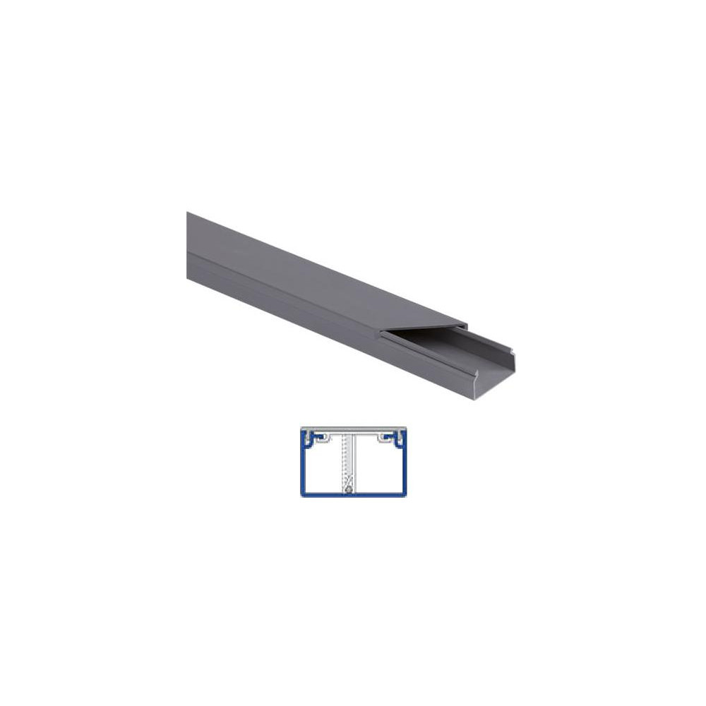 Listwa elektroinstalacyjna kpl. SZARY SLS 40x25 2m (PACZKA 10szt.)