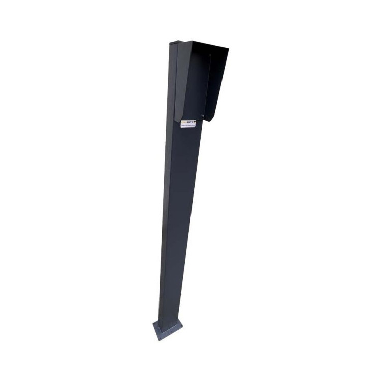 Słupek domofonowy Camsafe 60x120 z daszkiem i podstawą CS-DO1 - 1,6m