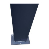Słupek domofonowy Camsafe 60x120 z daszkiem i podstawą CS-DO1 - 1,6m