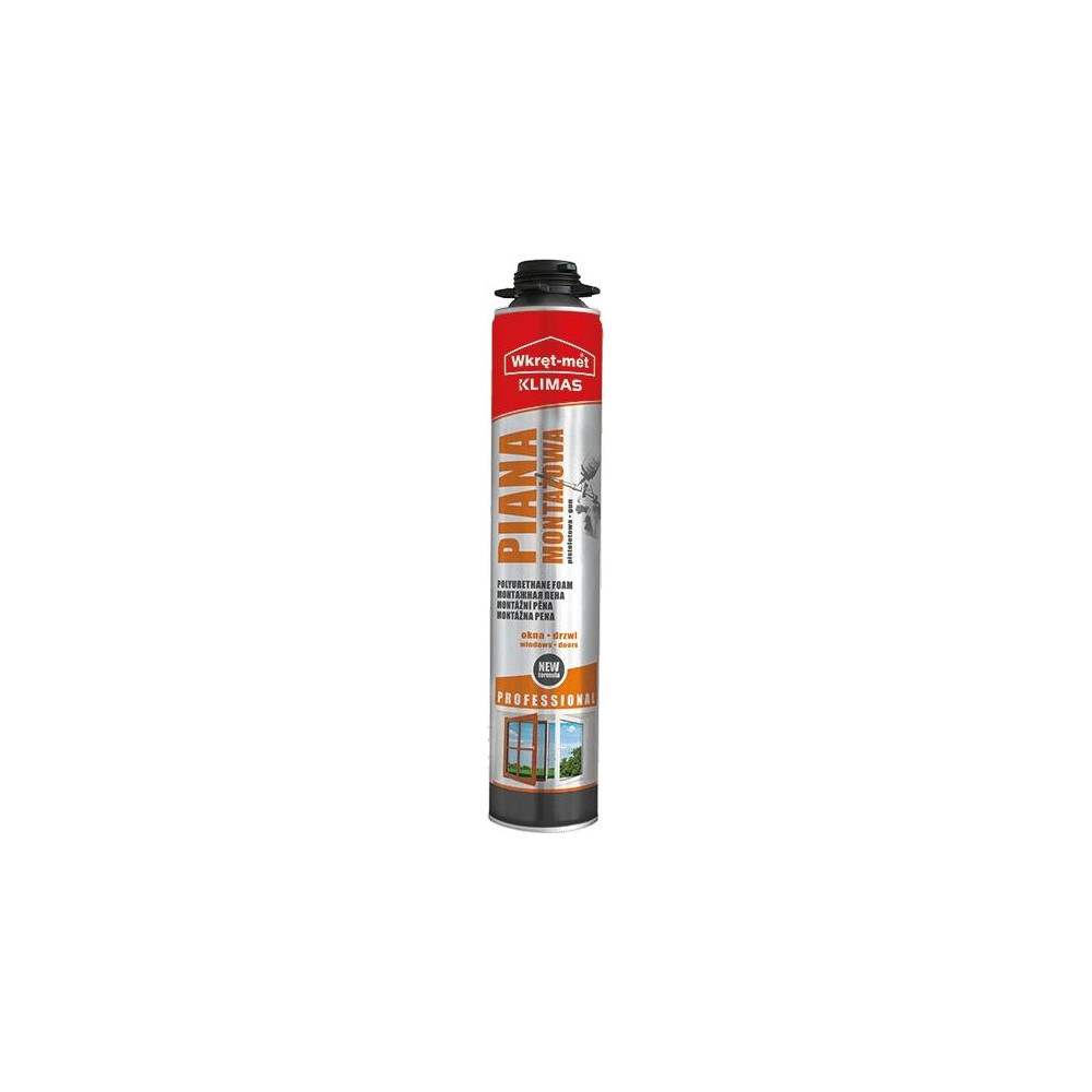 Piana montażowa pistoletowa PMPL PROFESSIONAL Wkręt-met Klimas 750ml