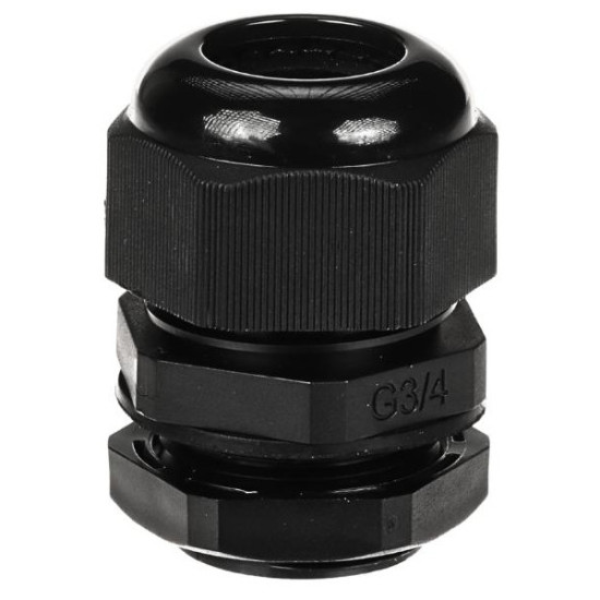 DŁAWNICA IZOLACYJNA G3/4-BLACK IP68 3/4 "