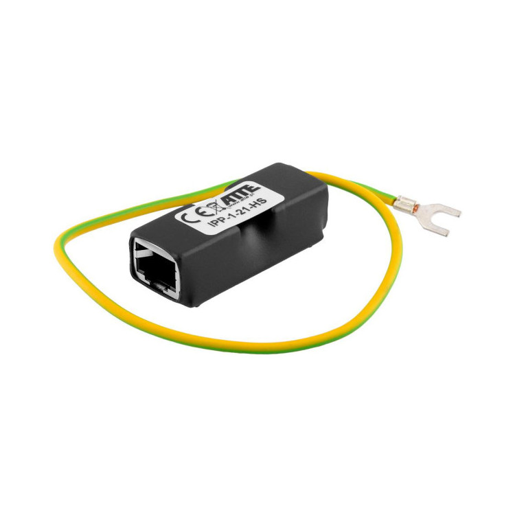 Ogranicznik przepięć Gigabit LAN + PoE ATTE IPP-1-21-HS