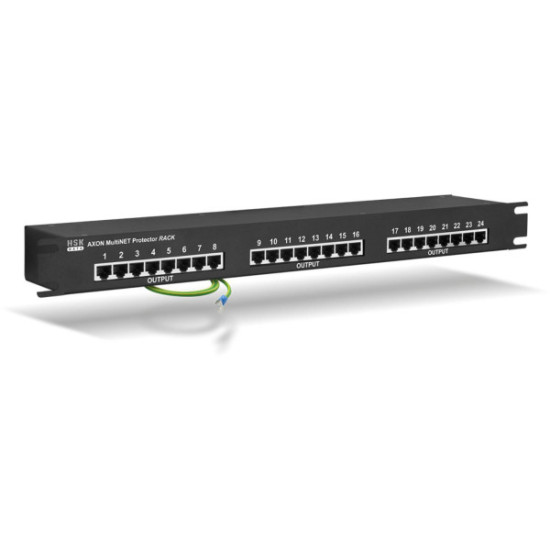 OGRANICZNIK PRZEPIĘĆ AXON-MULTINET-24 ETHERNET RACK