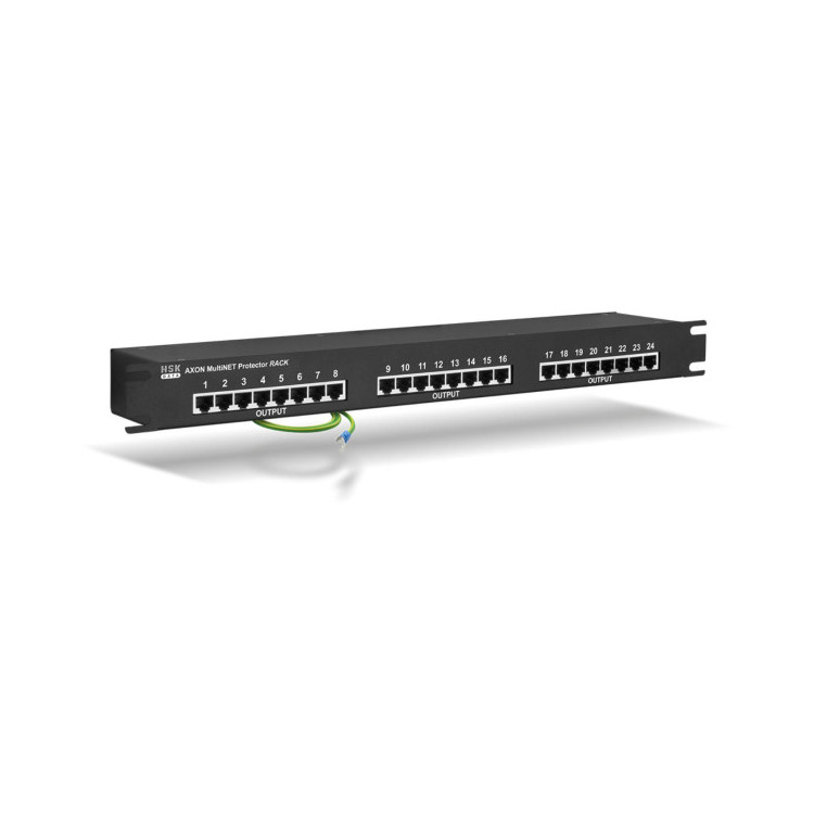 OGRANICZNIK PRZEPIĘĆ AXON-MULTINET-24 ETHERNET RACK