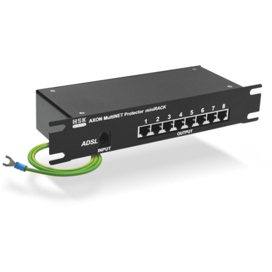 Ogranicznik przepięźć AXON  Multi Net Protector miniRACK 8+1