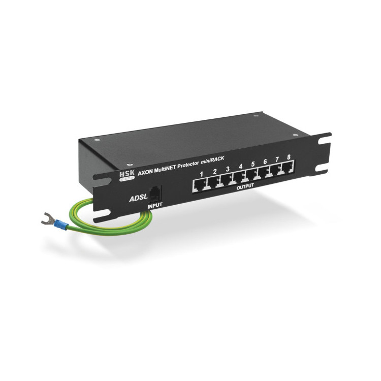 Ogranicznik przepięźć AXON  Multi Net Protector miniRACK 8+1