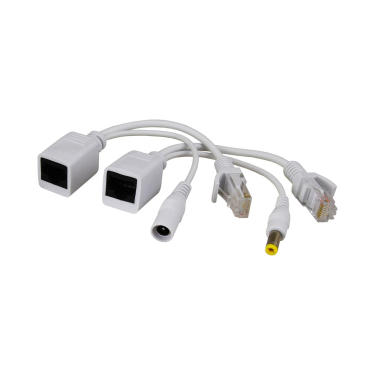 ZESTAW ADAPTERÓW PoE ZE ZŁĄCZAMI TYPU RJ Pulsar P-POE1